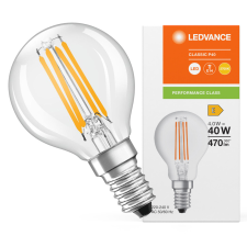 Ledvance LED gömbizzó E14 P45 4W = 40W 470lm 2700K Meleg 300° Ledvance izzó