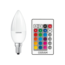 Ledvance Osram Star+ Matt LED gyertya izzó 4.5W 250lm 2700K E14 - RGB izzó
