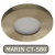 LEDvonal Beépíthető spot lámpatest Marin CT-S80 patinált réz