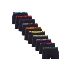 Lee Cooper 10PACK férfi boxeralsó Lee Cooper kék (LCUBOX10P0101-1410367) XL