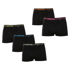 Lee Cooper 5PACK Férfi boxeralsó Lee Cooper fekete (PO41058) L férfi alsó