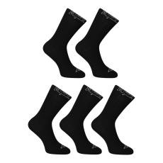 Lee Cooper 5PACK zokni Lee Cooper fekete hosszú (PO41029) M