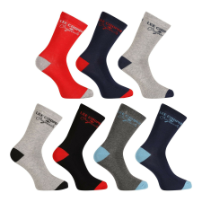 Lee Cooper 7PACK zokni Lee Cooper Többszínű hosszú (PO38802) M férfi zokni