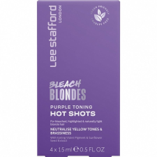 Lee Stafford Beach Blondes Purple Toning Hot Shots Hajkezelés 15 ml hajbalzsam