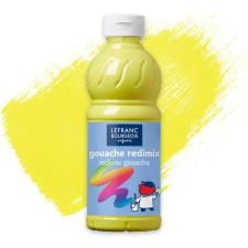 Lefranc Bourgeois Redimix tempera, 500 ml - citromsárga tempera