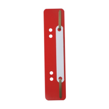 Lefűző lapocska Durable 150x35 mm PP dupla lyukasztással piros gyűrűskönyv