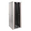  Leg. EVO42U8010 hálózati rack szekrény, 19coll 42U 800x1000x1894 szürke dupla üvegajtó / kidönthető hátlap MAX: 1000 kg Evoline/Estap