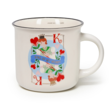 Legami S.p.A. Legami porcelánbögre, 350ml, King of my Heart, HOME bögrék, csészék