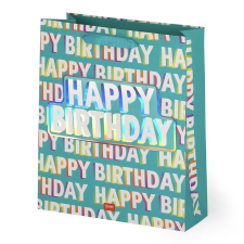 Legami Srl Legami ajándéktasak (L 26,5x32,5x11,5 cm), happy birthday PARTY ajándéktasak