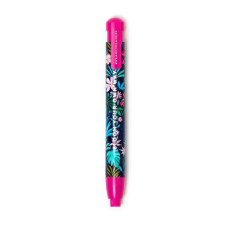 Legami zselés toll, radírozható, Floral, virágos, türkiz betét toll
