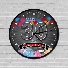  Legendás születésnapi óra 30, Legendás születésnapi óra 30 falióra