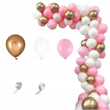  Léggömb dekoráció GIRLAND Mega szett mix szín 115db party kellék