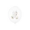  Léggömbök 30 cm, Dove, kristálytiszta (1 db / 6 db)