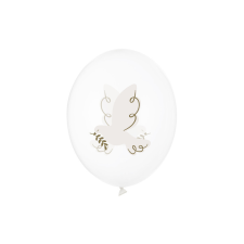 Léggömbök 30 cm, Dove, kristálytiszta (1 db / 6 db) party kellék