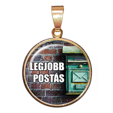 Legjobb postás medál lánccal vagy kulcstartóval nyaklánc
