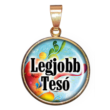 Legjobb Tesó – medál lánccal vagy kulcstartóval medál