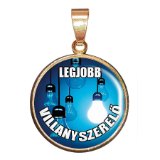 Legjobb villanyszerelő medál lánccal vagy kulcstartóval medál