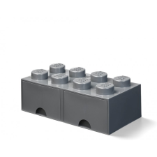 LEGO 40061754 Fiókos tárolódoboz (4x2) - Szürke (40061754) bútor