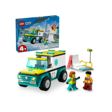LEGO ® (60403) City - Mentőautó és snowboardos lego
