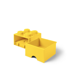 LEGO Brick Drawer 4 Tárolódoboz - Sárga (RC40051732) bútor