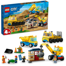 LEGO City: Építőipari teherautók és bontógolyós daru 60391 lego