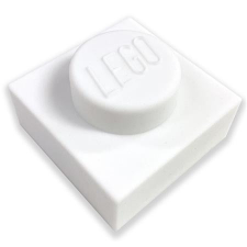 LEGO Éjszakai fény, LEGO "Iconic 1x1 plate", fehér világítás