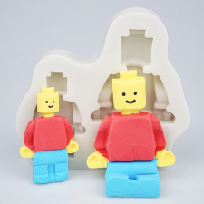  Lego ember fondant forma, szilikon, 10×10 cm sütés és főzés