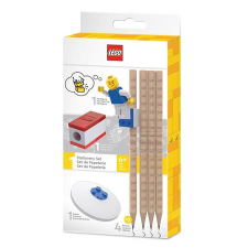 LEGO Grafitceruza szett, hegyezővel, radírral, mini figurával, LEGO (L52053) ceruza