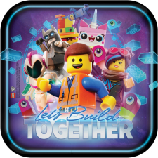 LEGO kaland Movie papírtányér 8 db-os 23 cm party kellék