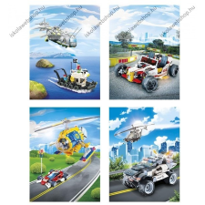 LEGO kockás füzet, 27-36 (1 db) füzet