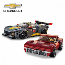 LEGO Speed Champions 76903 Chevrolet Corvette C8.R versenyautó és 1969 Chevrolet Corvette autó lego