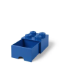 LEGO Tárolódoboz, fiókos, LEGO Brick, kék (L40051731)