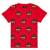 Lego Wear Rövid ujjú pólók LWTAYLOR 611 - T-SHIRT S/S Piros 134 cm