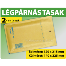 LÉGPÁRNÁS TASAK BARNA W2 BORÍTÉK B/12 1000 DARAB boríték