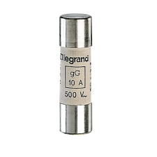 LEGRAND 014310 Lexic hengeres olvadóbiztosító 10A gG 14 x51 ütőszeg nélkül villanyszerelés