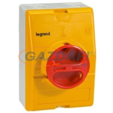 LEGRAND 022178 Tokozott főkapcsoló 3P 12A Z+Ny érintkezővel villanyszerelés