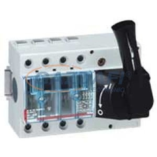 LEGRAND 022522 Vistop 100A 4P mellső, fekete karral, terhelésszakaszoló kapcsoló sínre villanyszerelés