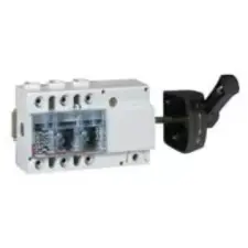 LEGRAND 022554 Vistop 160A 3P oldalsó, fekete karral, terhelésszakaszoló kapcsoló sínre villanyszerelés