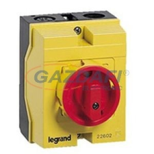 LEGRAND 022600 Tokozott főkapcsoló 3P 25A Ny érintkezővel villanyszerelés