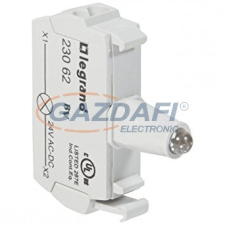 LEGRAND 023061 Osmoz rugós fényforrás elem - piros 24V ~/= villanyszerelés