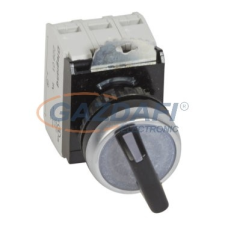 LEGRAND 023763 Osmoz forgókaros 2 fix állású kapcsoló 24V~/= Z+Ny - fekete villanyszerelés