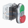 LEGRAND 023767 Osmoz kettős nyomógomb - "O/I" süllyesztett/kiálló piros/zöld 230V~ Z+Ny