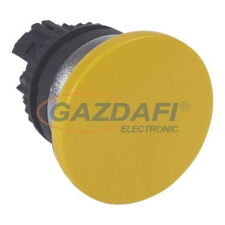 LEGRAND 023837 Osmoz gombafejű nyomógomb - sárga Ø40 villanyszerelés