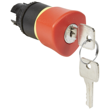 LEGRAND 023892 Osmoz vészleállító gomb reteszoldás kulccsal EN418 Ø40 - piros ( Legrand 023892 ) villanyszerelés