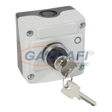 LEGRAND 024217 Osmoz szürke tokozat kulcsos 2 állású kapcsoló - Z villanyszerelés