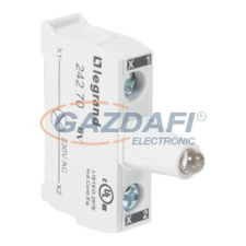 LEGRAND 024250 Osmoz csavaros fényforrás elem, tokozatra - fehér 24V ~/= villanyszerelés