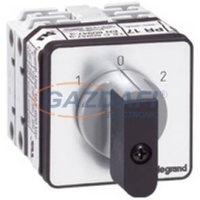 LEGRAND 027453 Görgős kapcsoló 4P 50A PR40 1-0-2 villanyszerelés