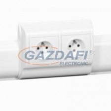 LEGRAND 031693 DLP mini Ø60 szerelvénykeret 2, 80/120x20 csatornára villanyszerelés