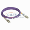 LEGRAND 032609 LEGRAND patch kábel, optika, OM3 (PC) multimódusú, SC/SC, duplex, 50/125 um, LSZH (LSOH), lila, 1 méter