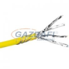 LEGRAND 032798 LEGRAND fali kábel, réz, Cat6A, árnyékolt (F/FTP), 2x4 érpár (AWG23), LSZH (LSOH), sárga, d: 15.5mm, 500m, kábeldob, LCS2
